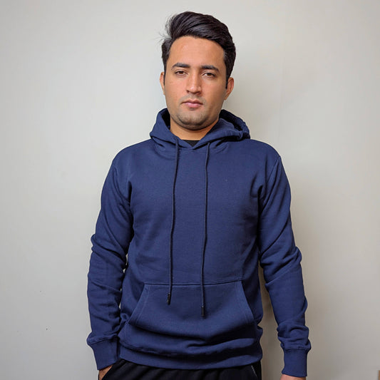 Classic Navy Blue Hoodie